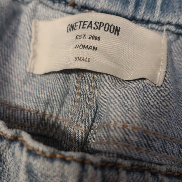 One Teaspoon Light Blue Distressed Jeans - Picture 11 of 11